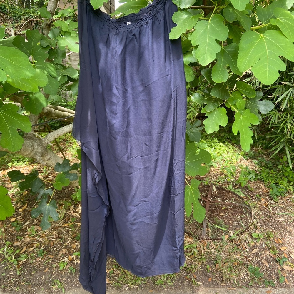 Elegant Navy Blue Women's Skirt